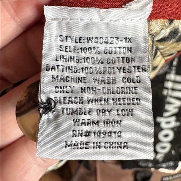 Johnny Was LILIANA QUILTED PATCH POCKET JACKET Size 3X - Picture 10 of 14